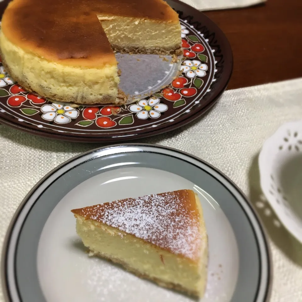 ベイクドチーズケーキ作りました✨|もっちさん