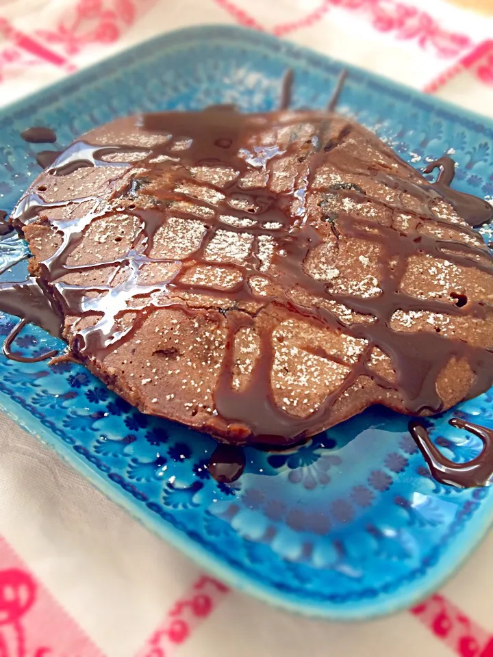 チョコガレット風🍫プルーン入りパンケーキ|祥子さん