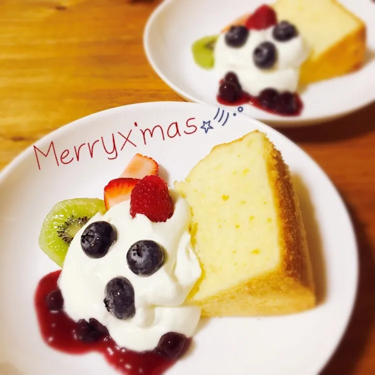 Snapdishの料理写真:クリスマスケーキ|みかりんさん