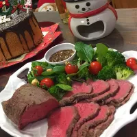 Snapdishの料理写真:Xmas ローストビーフ🐮