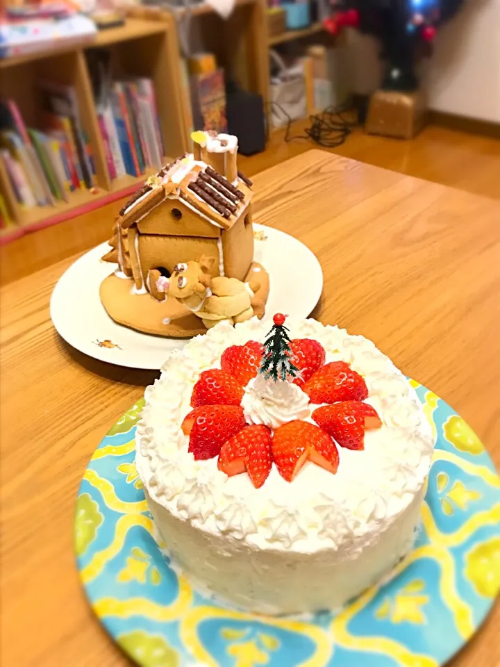 クリスマスケーキ🎄サンタさんハウス🎅|Akiko Onoさん