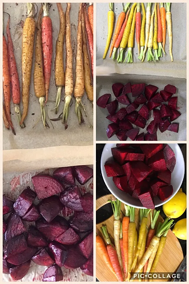 Roasted beets and carrots|Ong Sor Fernさん