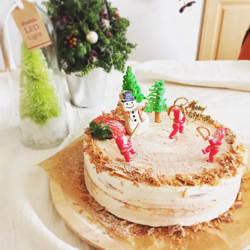 Snapdishの料理写真:2016クリスマスケーキ|rieさん