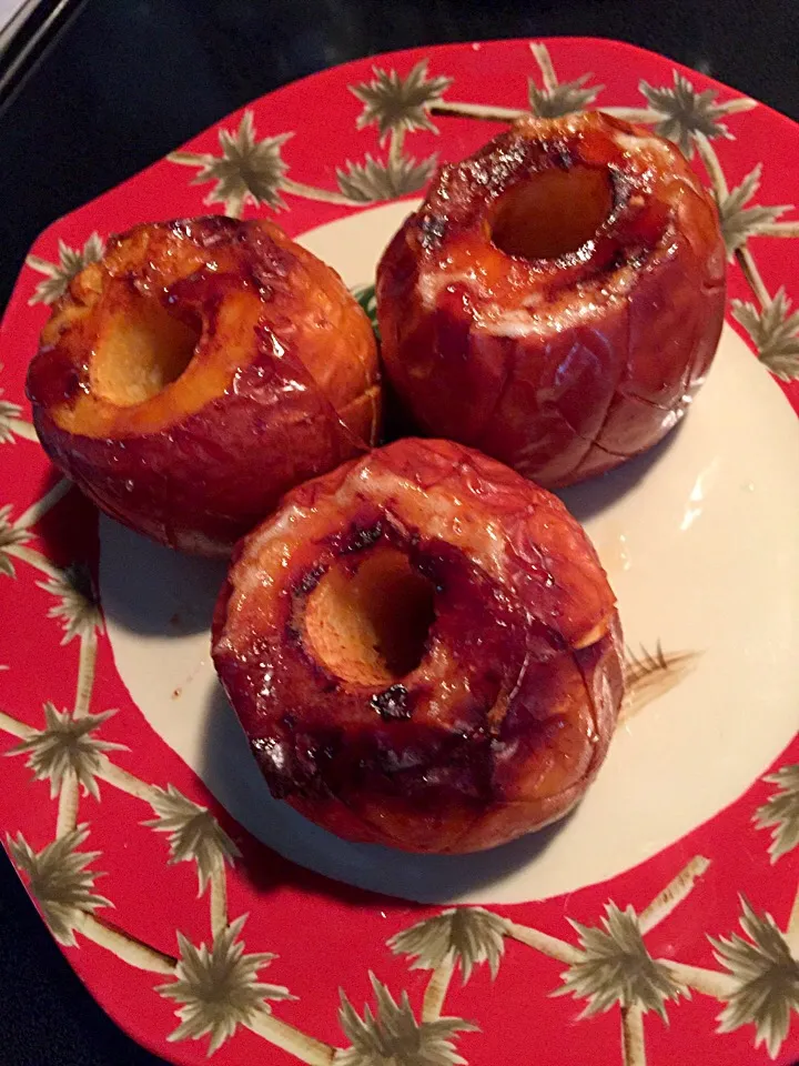 Bake pink lady APPLES W/ cinnamon brown sugar honey|Polly Annaさん