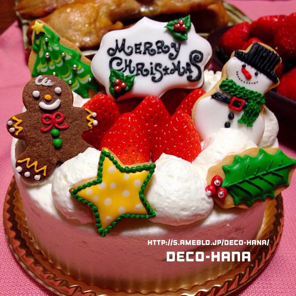 Snapdishの料理写真:クリスマスのアイシングクッキー◡̈⃝♩|さとみ (satomi_foodart)さん