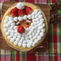 スフレチーズ☆サンタケーキ
#クリスマス #クリスマスケーキ #サンタクロース #チーズケーキ