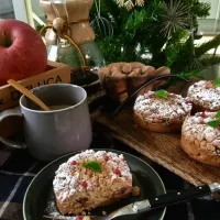 Snapdishの料理写真:クリスマス🎄のアップルタルト🍎|kazumixさん