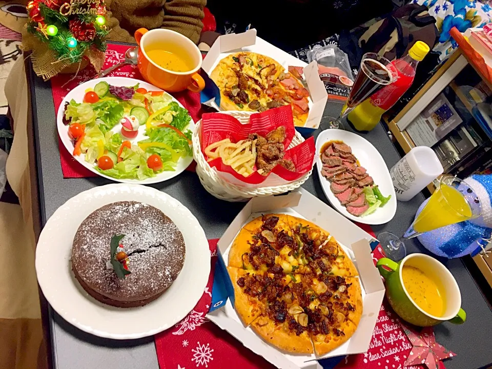 Snapdishの料理写真:クリスマスパーティー|はるちむさん