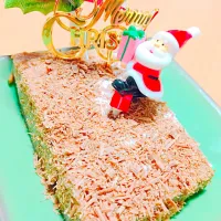 Snapdishの料理写真:3層のチョコレートケーキ|まほ*さん