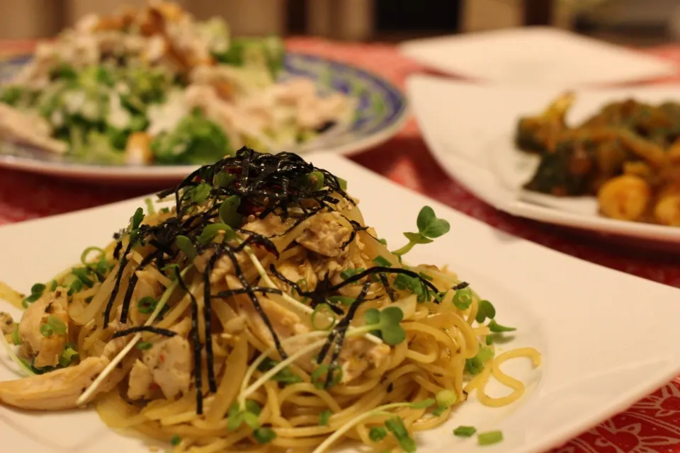 今日の夕飯は、高菜のパスタ|sono.kさん