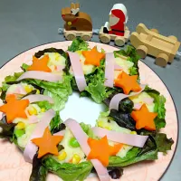 Snapdishの料理写真:Christmas Potato Salad🎄⛄️|Mai Furukawaさん