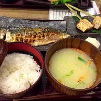 サバの文化干し定食|ゆっぴんさん