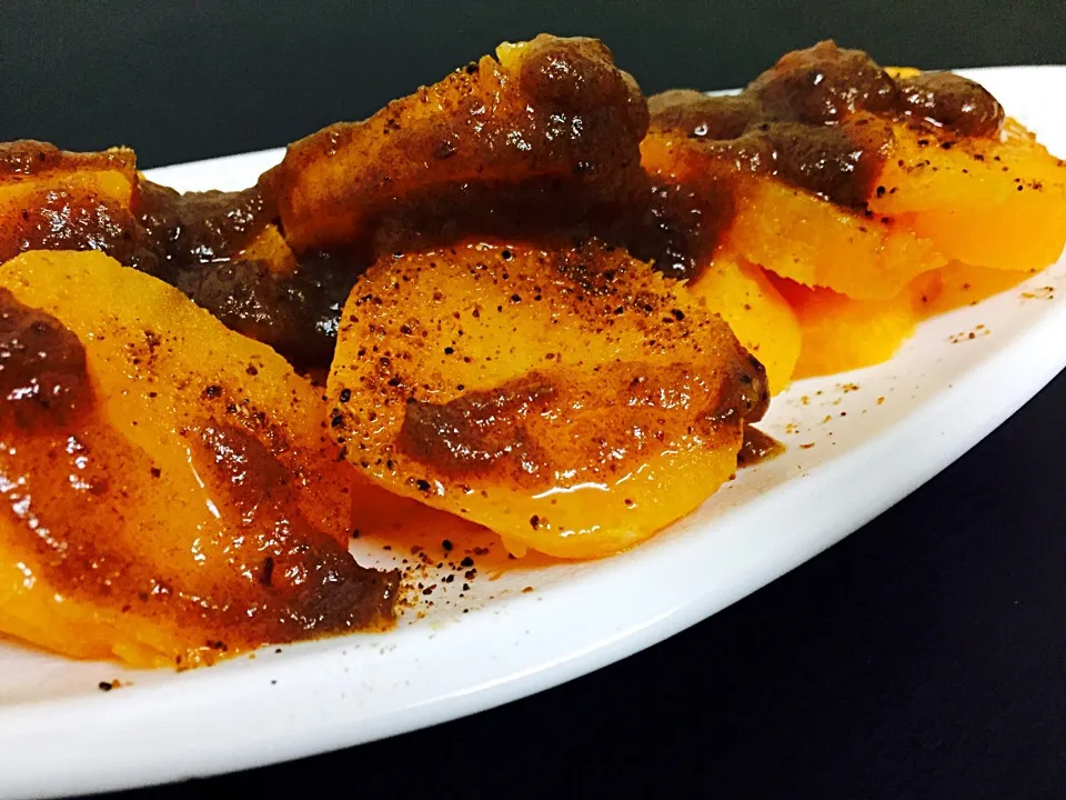 Sweet potato with tamarind chutney|Fatima Sameena Sharifさん