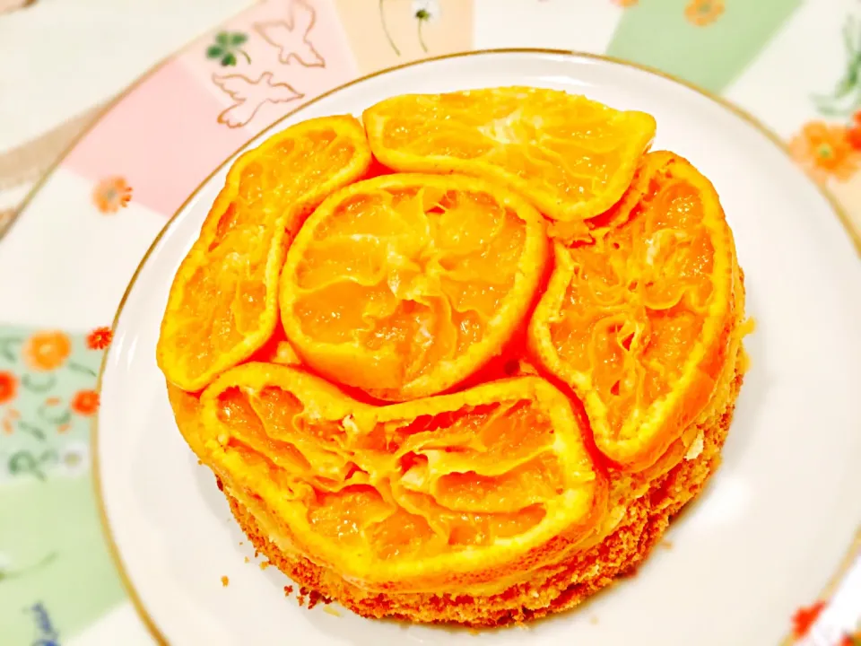 Snapdishの料理写真:おれんじケーキ🍊💝|yuikoさん