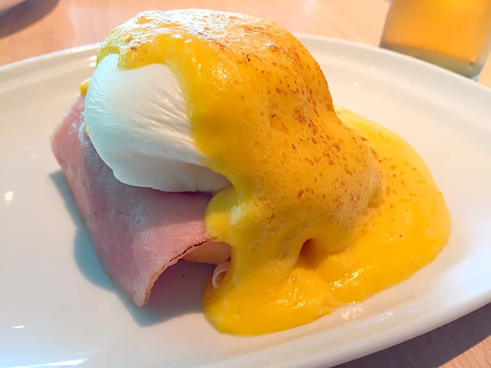 Poached egg Benedict with ham|Sky Blueさん