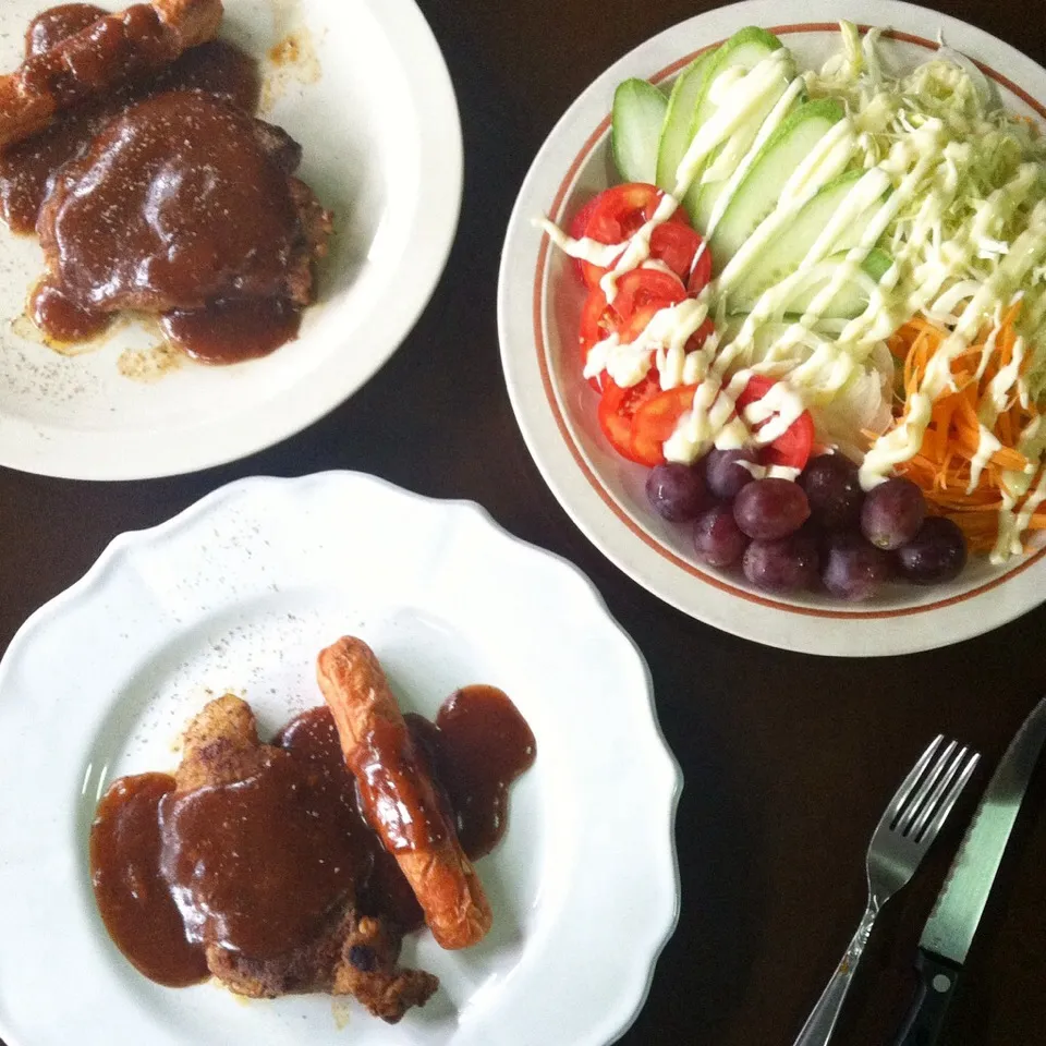 Homemade steak with Longan honey sauce by #eatinthai|Eat in Thaiさん