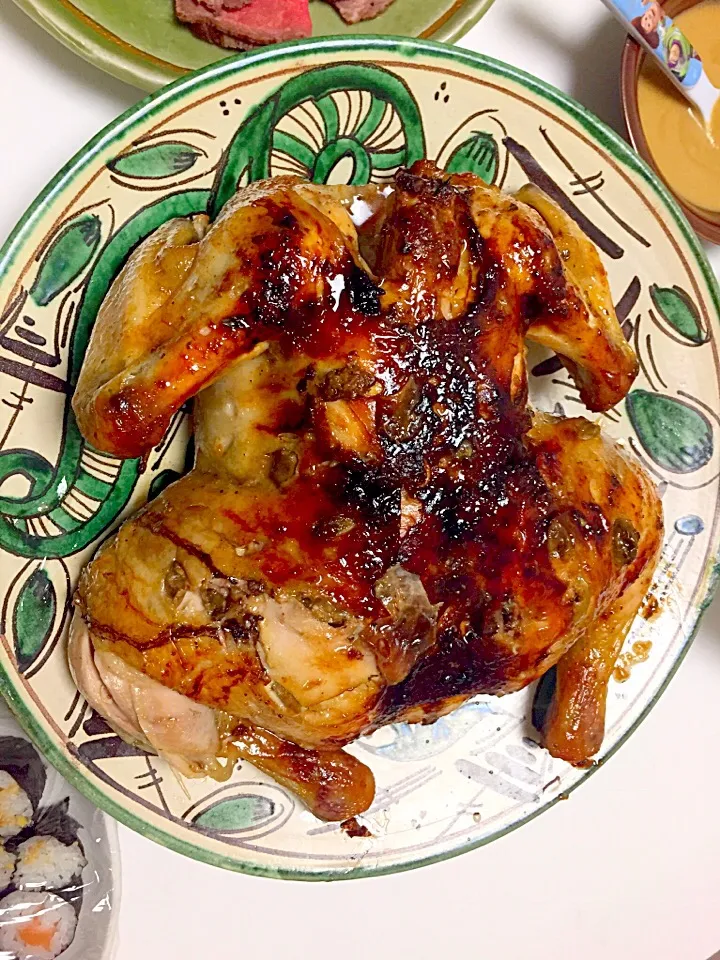 Snapdishの料理写真:A Roasted Whole Chicken|kaokaoさん