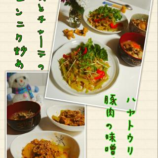 豚肉とチャーテ 高知産 のニンニク炒め ゆっこ Snapdish スナップディッシュ Id Cye5ha