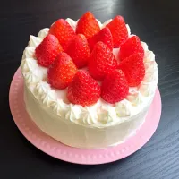 Snapdishの料理写真:クリスマスケーキ🍓|miyukiさん