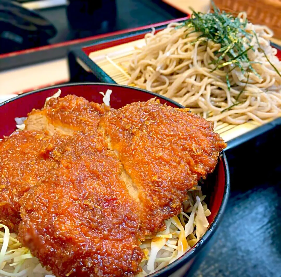 ソースカツ丼とお蕎麦のセットでランチ|zeroweb_bossさん