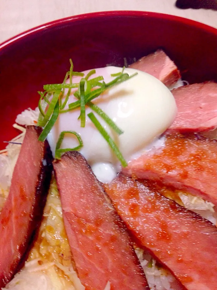 ローストポーク丼温たまのせ|あやにん食堂さん