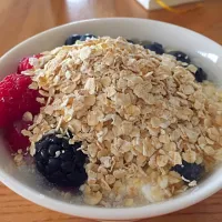 #Cereal #Oatmeal w/ Homemade #Kefir #Yogurt #breakfast  #healthyliving|セージさん