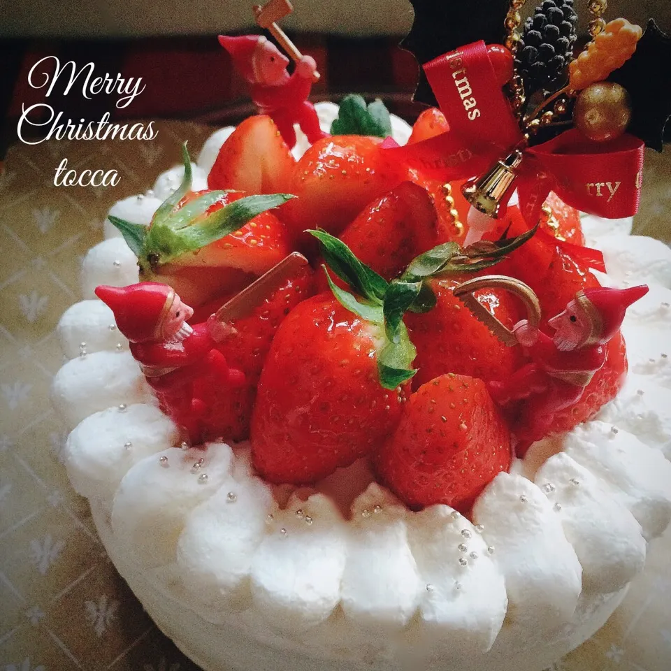 いちごショートケーキ🎂💓メリークリスマス🎅🎄|toccaさん