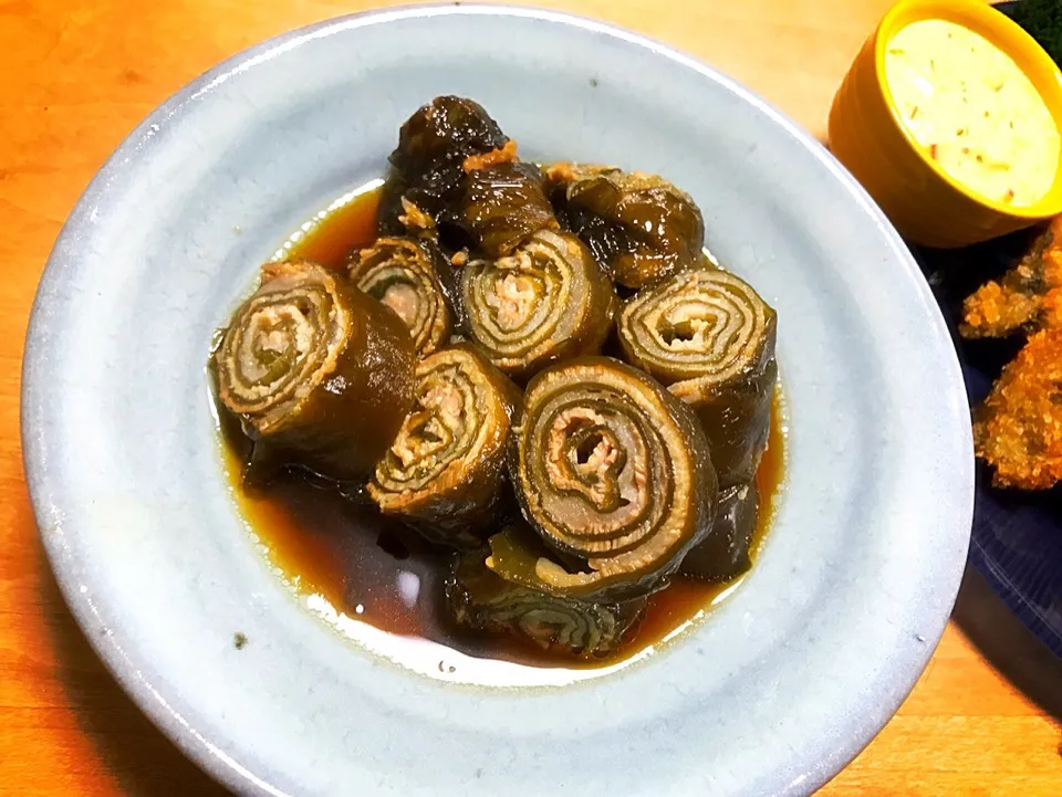 やわらか昆布のぐるぐる肉巻き|シホさん