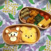 プーさんとティガーのお弁当|ericatさん