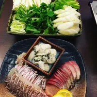 Snapdishの料理写真:ごちそうお鍋 海鮮しゃぶしゃぶ|aka-makiさん