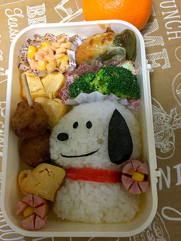 スヌーピー弁当|こむぎさん