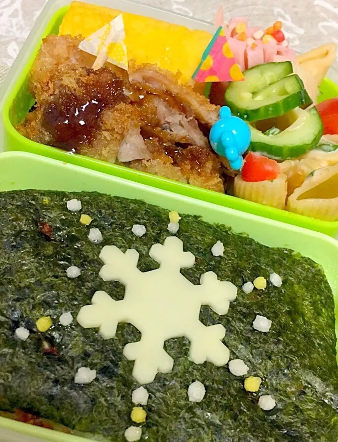 Snapdishの料理写真:学童弁当❄️|tomokoさん