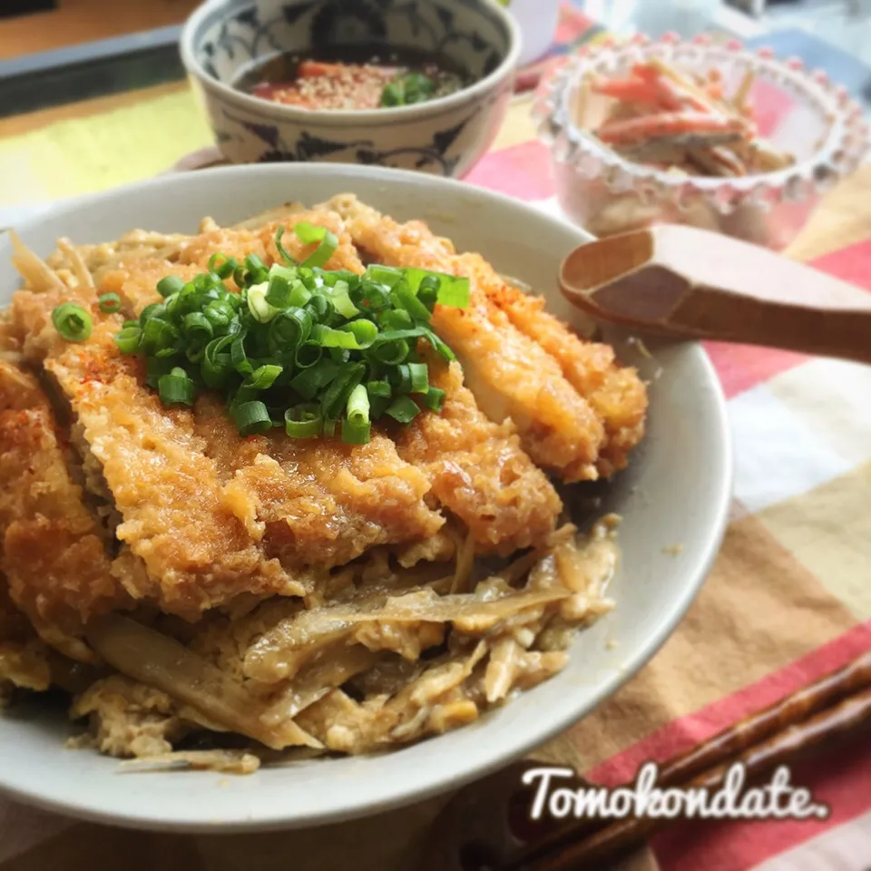 Snapdishの料理写真:お得にカツ丼🍚♡|🇯🇵ともこちゃん。さん