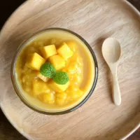 Snapdishの料理写真:Mango Pudding|happyhungryhoursさん