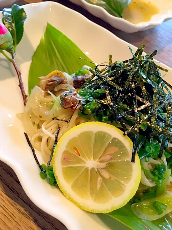 五島パスタうどん🍝
レモンとバジル🍋風味|chikako sugimoto357さん