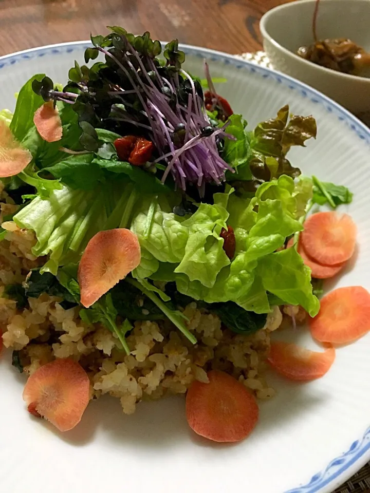 醤油糀のほうれん草の混ぜごはん|チコさん