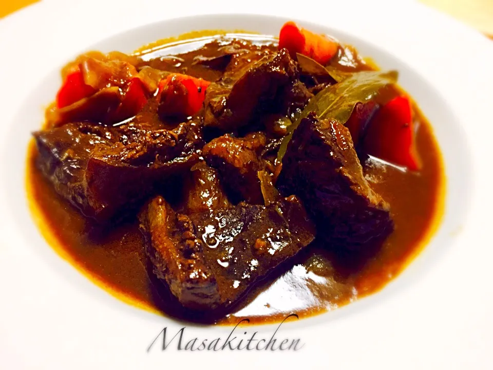 Snapdishの料理写真:Beef hind shank red wine stew again|Masakiさん