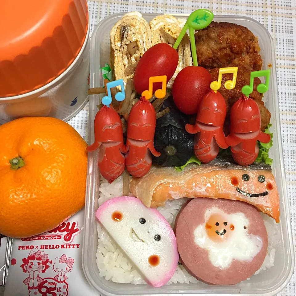 Snapdishの料理写真:2016年12月28日 高校生女子部活弁当♩|クッキングおやぢさん