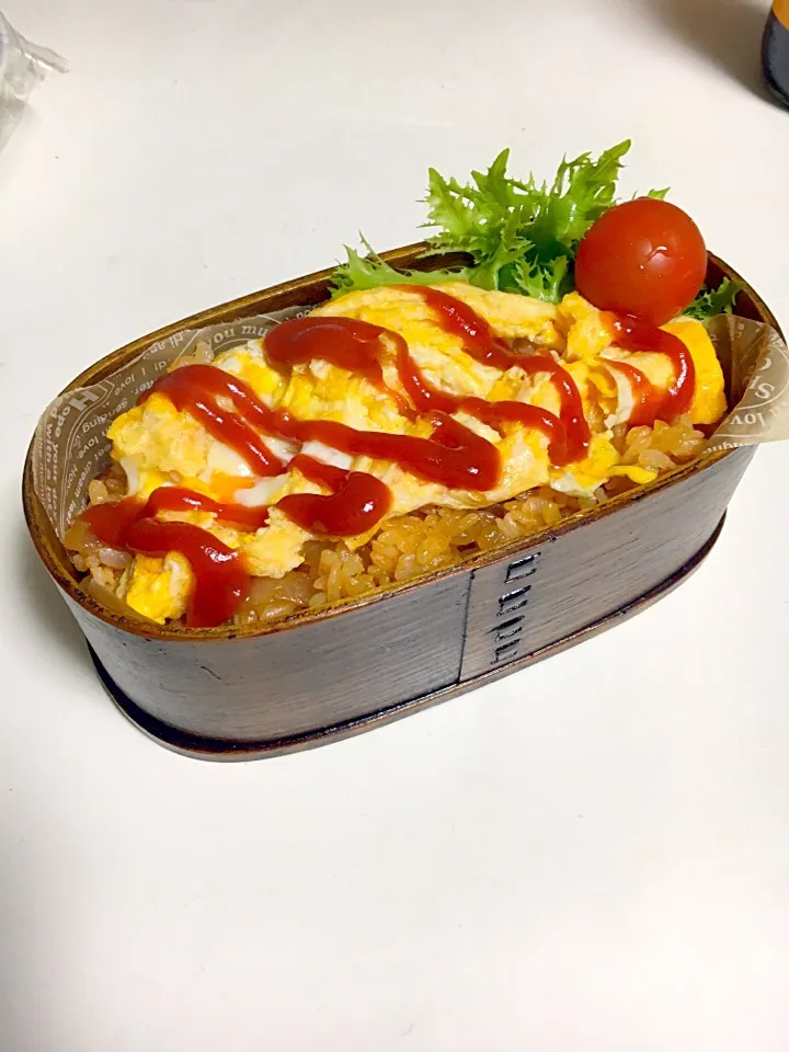 Snapdishの料理写真:⋆*❁*⋆ฺ｡*自分用手抜きお弁当⋆*❁*⋆ฺ｡*|☆☆あやや☆☆さん