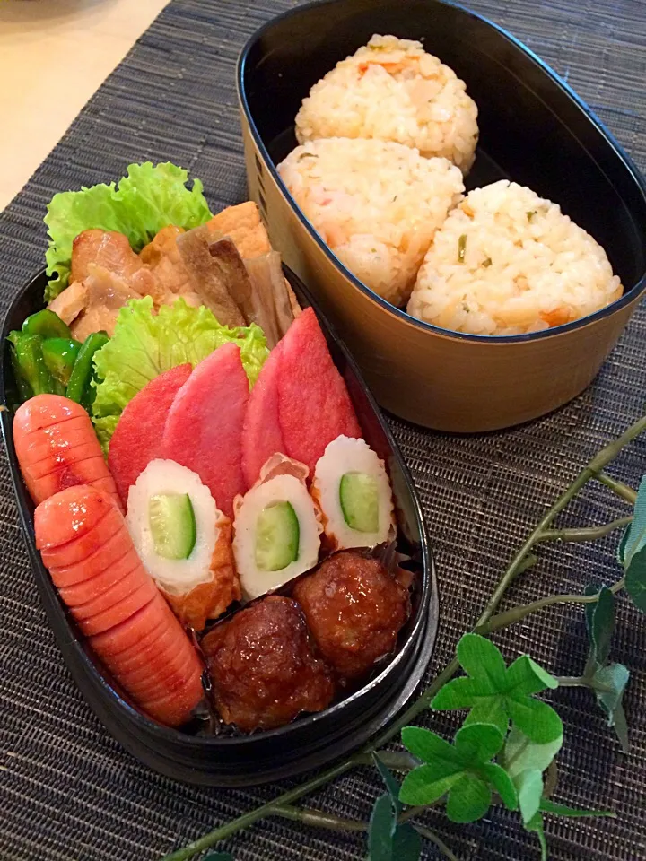 今日の弁当 蟹釜めしオニギリ🦀
2016/12/28|Booパパさん