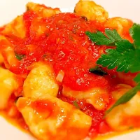 Gnocchi di patate 🥔 al pomodoro 🍅|Fabio  Palmieriさん