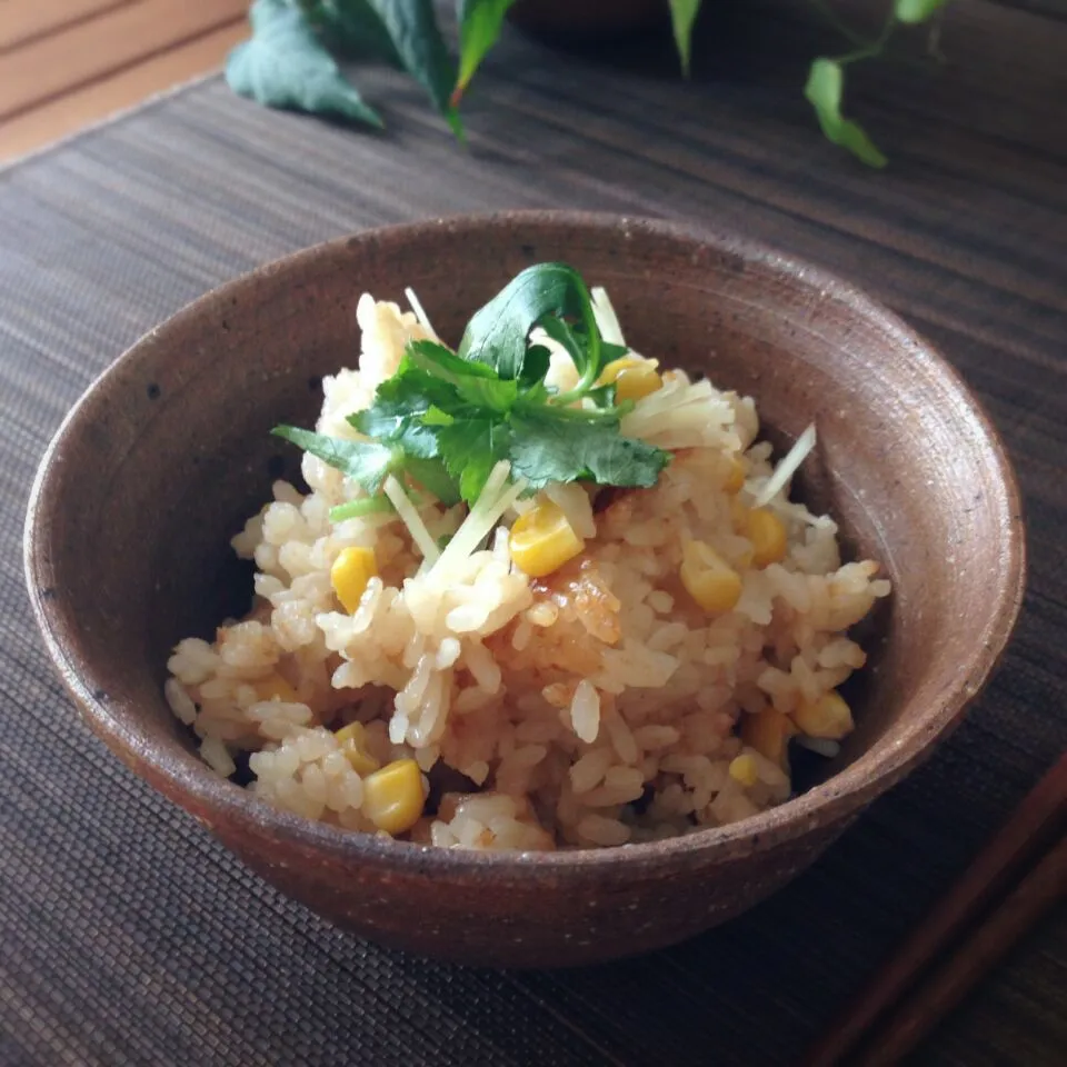 味噌バターコーンめし（ひかり味噌さんのお味噌で♪）|まちまちこさん