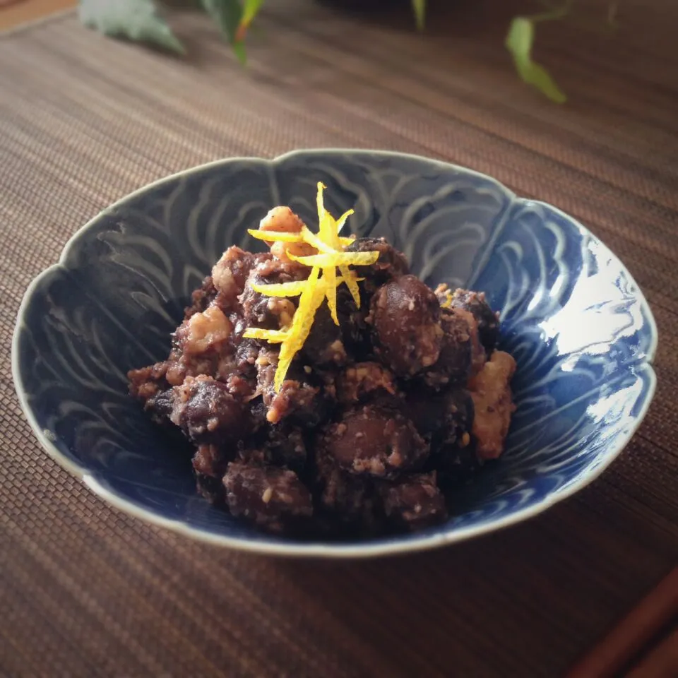 お豆とクルミのきな粉味噌がらめ|まちまちこさん