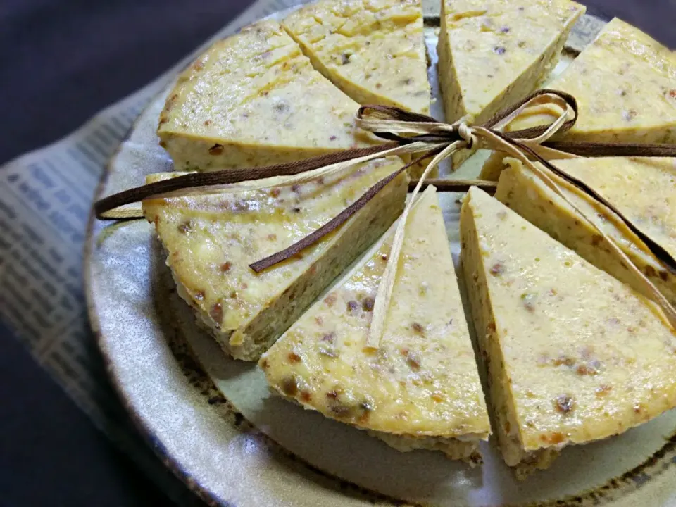 ぼぼさんのお料理*
～ピスタチオのチーズケーキ～|ことり*さん