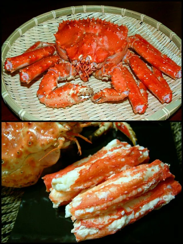 steamed king crab|steven z.y.さん