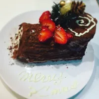 #クリスマス#bûche de Noël#ブッシュドノエル #手作りケーキ|sonpyshさん