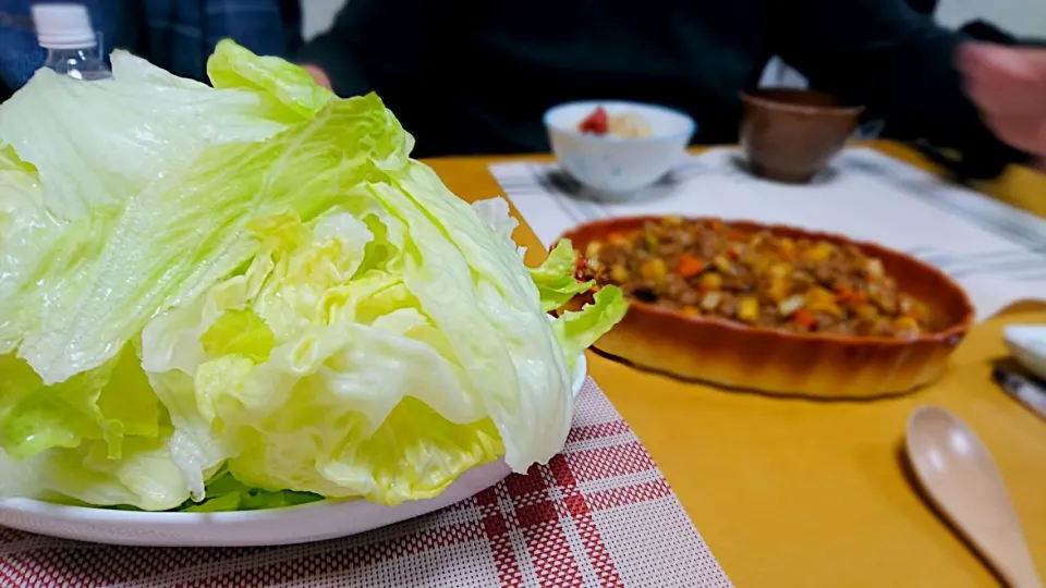 レタスの挽肉包み♪|ちかぴょんさん