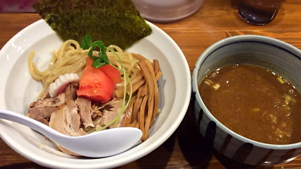 ゴルフ後のシメのラーメン🍜😋
「濃厚煮干しつけ麺」@蕃茄(大泉学園)|アライさんさん