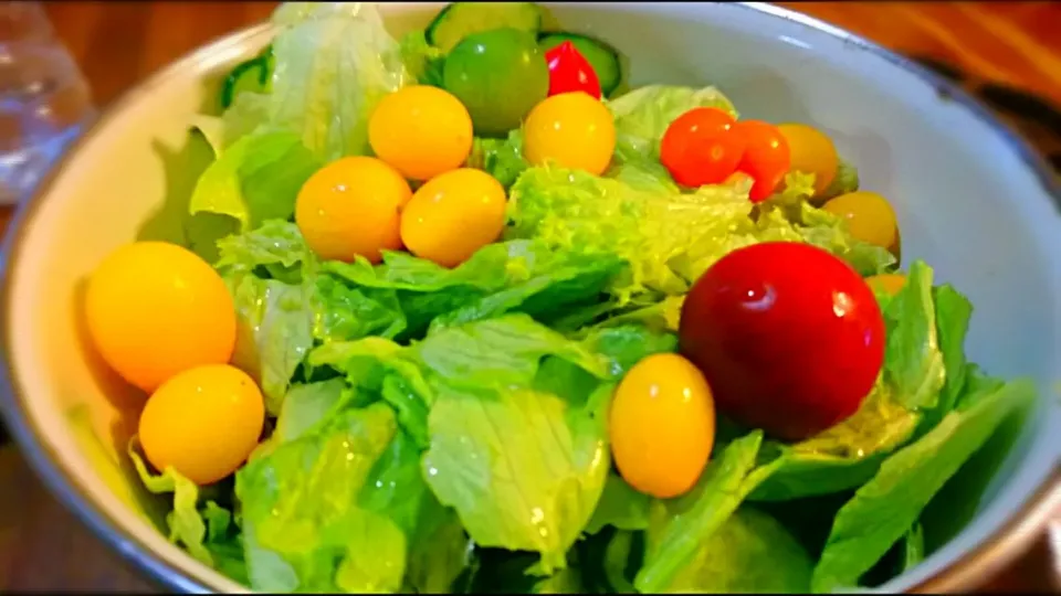 カラフルミニトマトのサラダ🍅|メイメイda.さん