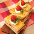 【動画】苺チーズクリームミルフィーユ #delishkitchentv